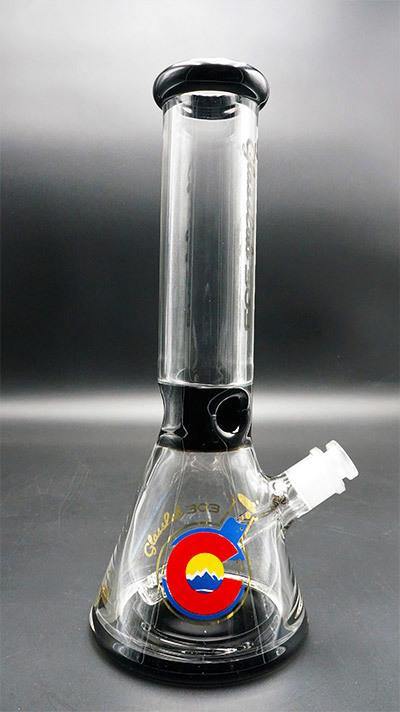 GlassLab 303 12.7mm Triple Accented Beaker | Durable Glass Water Pipe in Assorted Colors: Classic Beaker Design, Timeless Style, Provides Stability, Easy-to-Clean Structure, Perfect for Daily Use, Triple Accented Details, Three Accent Points, Assorted Vibrant Colors, Adding a Stylish Touch, Your Smoking Experience, Premium 12.7mm Glass Build, Constructed from Thick High-Quality Glass, Durability, Consistent Performance, Smooth Filtration, Offers Excellent Water Filtration, Cooling Your Smoke, Smoother More
