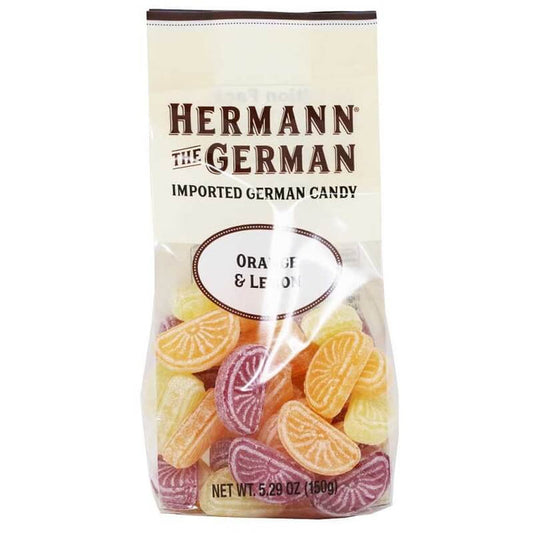 Hermann The German Orange and Lemon Candy 150g