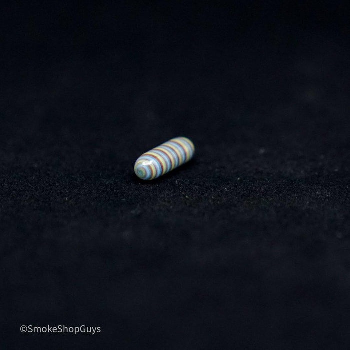 Heat Resistant Terp Pills: HomeAloneGlass, Handcrafted Glass, Custom Unique Patterns, Made in USA, Even Heat Distribution, Consistent Heat Retention, Smoother Sessions, Premium High-Quality Glass, Universal Fit, Compatible with Most Quartz Bangers and Rigs, Collector’s Choice, Adds Style and Functionality.