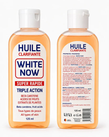 HUILE ECLAIRCISSANTE WHITE NOW SUPER RAPID TRIPLE ACTION