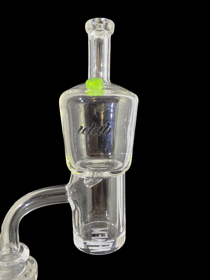 iDab Carb Cap Assorted Colors: Mini Henny Bottle, Directional Control, Durable Glass, Enhanced Vaporization