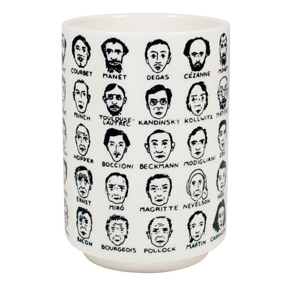 It's Hard To Get a Handle on Modern Art Porcelain Tea Cup