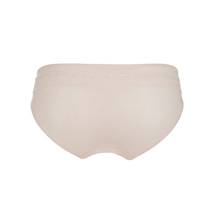 back view of Organic pima cotton and 100% pure silk briefs for eczema in the groin area,
