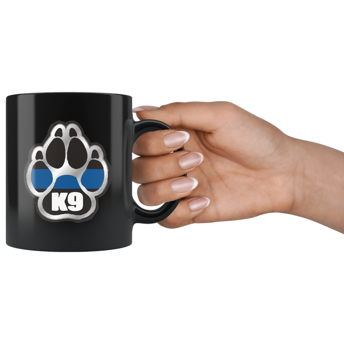 K9 Thin Blue Line Mug