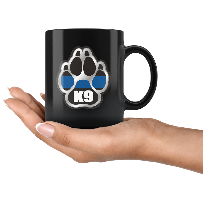 K9 Thin Blue Line Mug