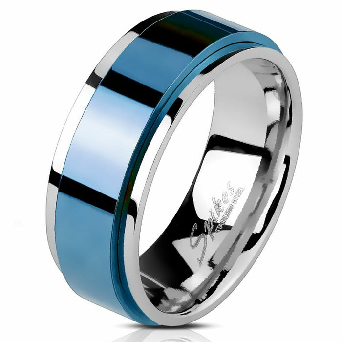 Law Enforcement Dual-Tone Spinner Ring