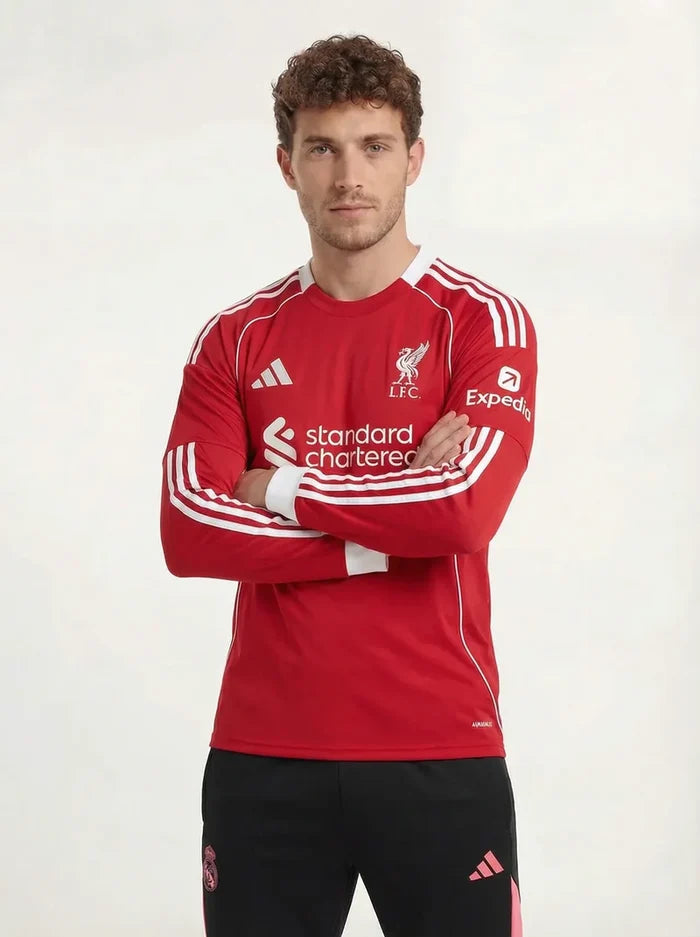 LIVERPOOL FC 2025/26 LONG SLEEVE HOME SHIRT
