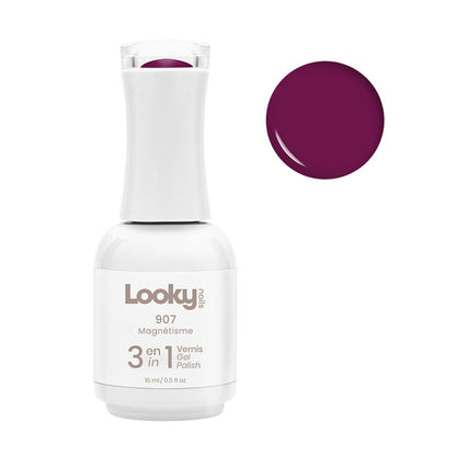 Looky Vernis Gel 3 en 1 #907 Magnétisme