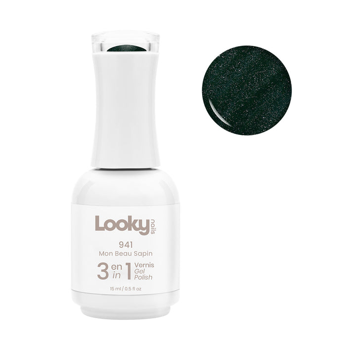Looky Vernis Gel 3 en 1 #941 Mon beau sapin