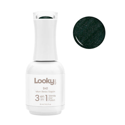 Looky Vernis Gel 3 en 1 #941 Mon beau sapin
