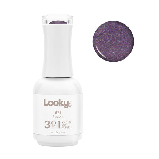 Looky Vernis Gel 3 en 1 #971 Fusion
