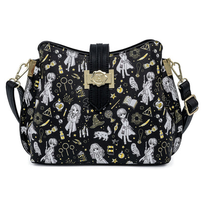 Loungefly Harry Potter Magical Elements AOP Crossbody