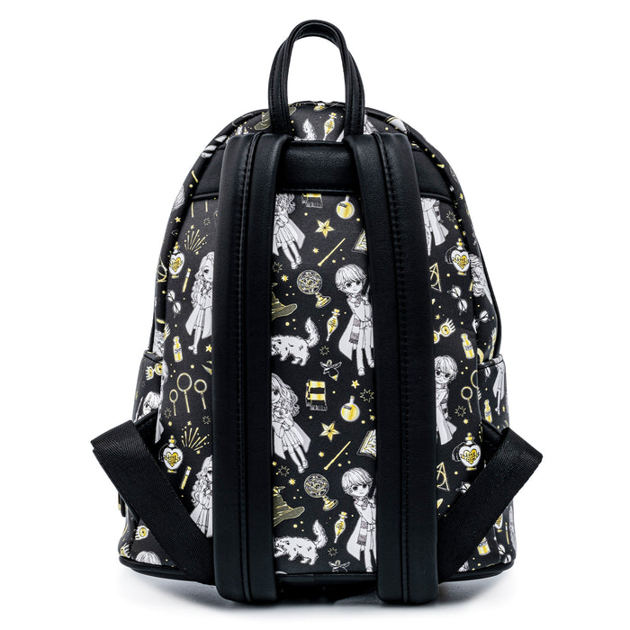Loungefly Harry Potter Magical Elements AOP Mini Backpack