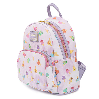 Loungefly Pokemon Ice Cream Acid Wash Denim Mini Backpack