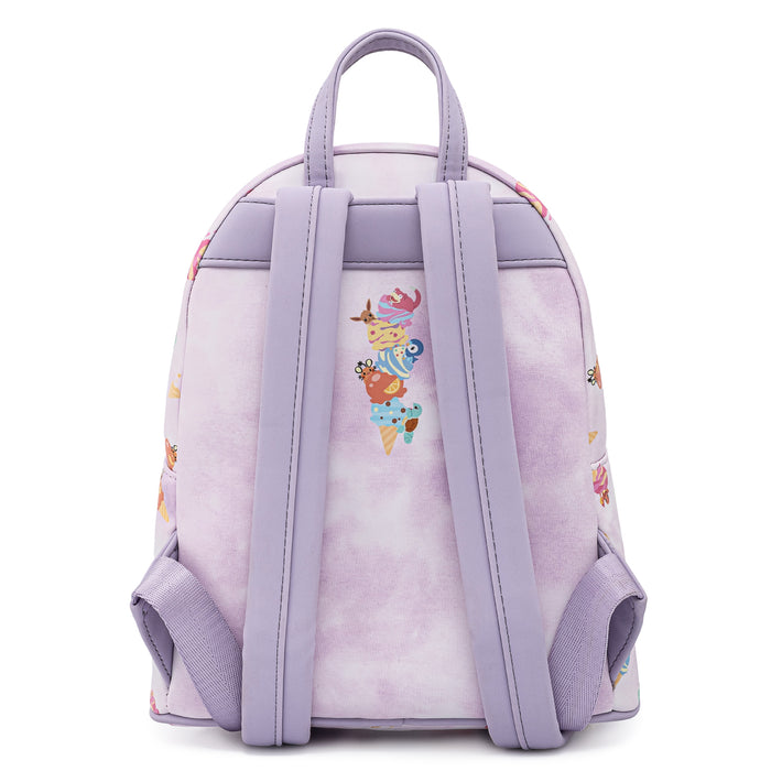 Loungefly Pokemon Ice Cream Acid Wash Denim Mini Backpack