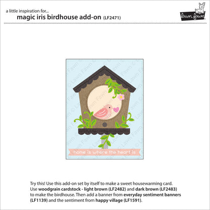 magic iris birdhouse add-on