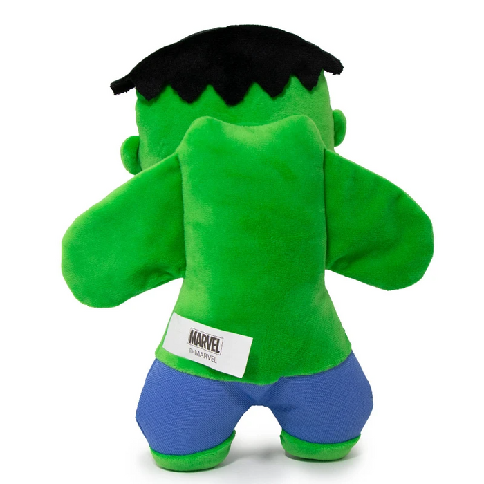 Marvel Hulk Standing Pose Plush Dog Chew Toy