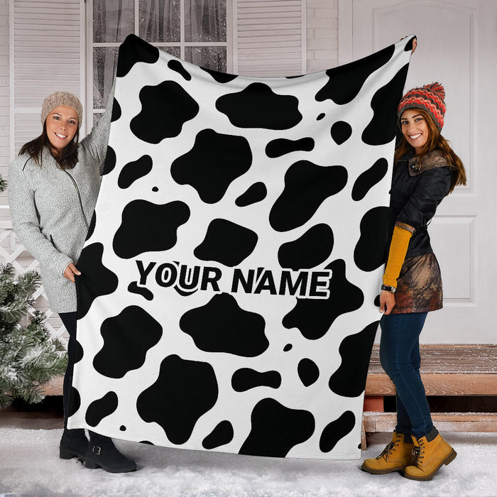Mockup Unlisted - Blanket - Cow Print - Design 1 - 2-1