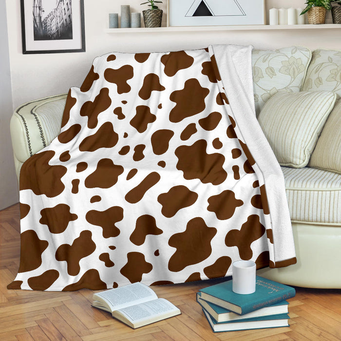 Mockup Unlisted - Blanket - Cow Print - Design 3 - 1-1