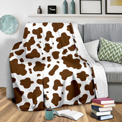 Mockup Unlisted - Blanket - Cow Print - Design 3 - 1-1
