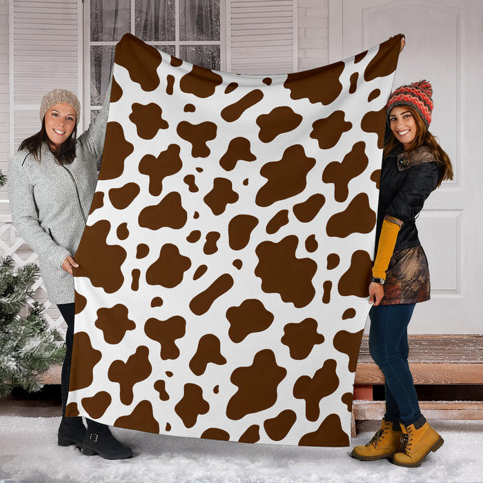 Mockup Unlisted - Blanket - Cow Print - Design 3 - 1-1