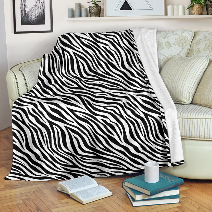 Mockup Unlisted - Blanket - Zebra Print - Design 1 - 1-1