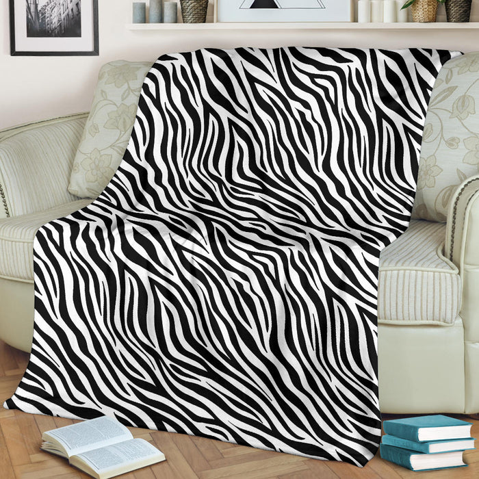 Mockup Unlisted - Blanket - Zebra Print - Design 1 - 1-1