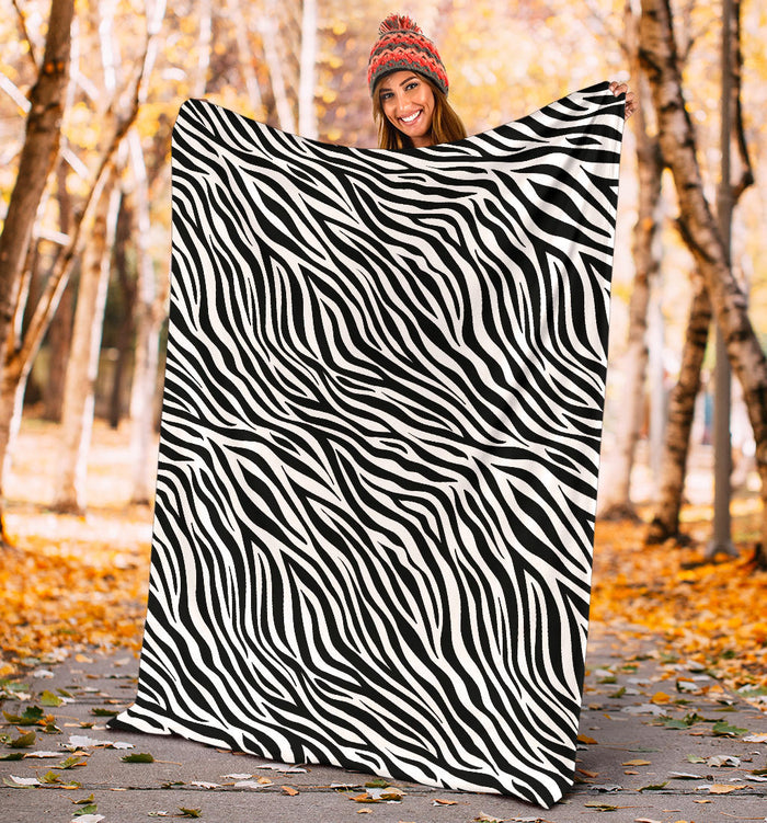 Mockup Unlisted - Blanket - Zebra Print - Design 1 - 1-1