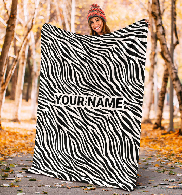 Mockup Unlisted - Blanket - Zebra Print - Design 1 - 2-1