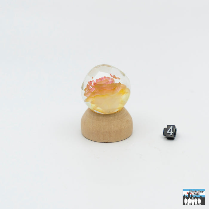 Handcrafted Floral Slurper Marbles: Mr. Facet x Tabba Wonnell, Artistic Collaboration, Faceted Elegance, Unique Floral Designs, Functional Beauty, Premium Craftsmanship, Assorted Styles, Collectors Enthusiasts.