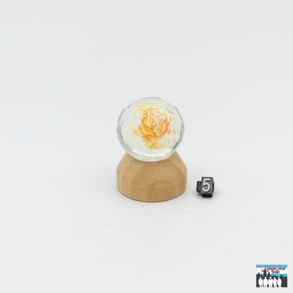 Functional Beauty Glass Marbles: Mr. Facet x Tabba Wonnell, Handcrafted, Artistic Collaboration, Faceted Elegance, Unique Floral Designs, Premium Craftsmanship, Assorted Styles, Collectors Enthusiasts.