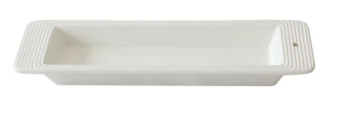 Nora Fleming-pinstripes cracker tray-R9