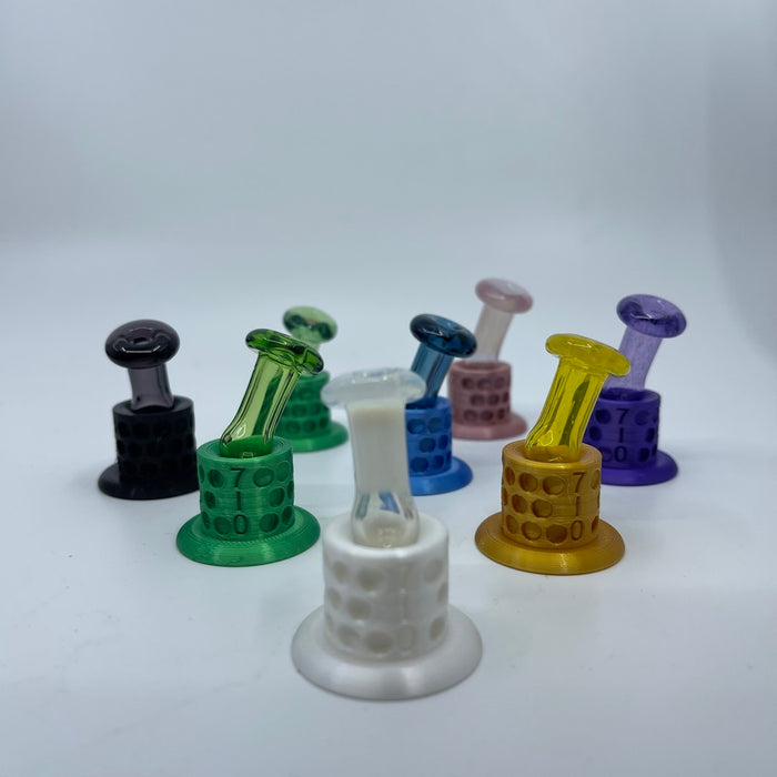 Padd Glass Ball Cap: Puffco Peak Pro Accessory, Enhanced Airflow, Durable Glass, Assorted Colors, Improved Vapor Production