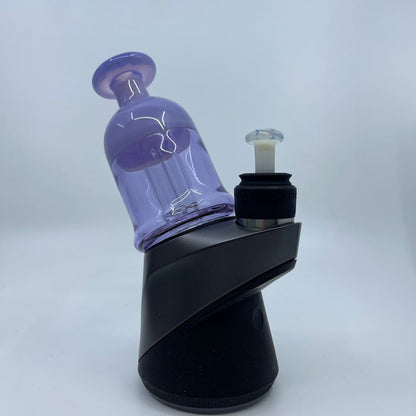 Glass Ball Cap Padd: Puffco Peak Pro, Durable Glass, Improved Vapor, Easy Install, Assorted Colors