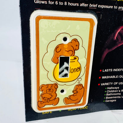 Perma-Glo PG 101 Bear Honey Pot Switch Plate 1985 New Old Stock