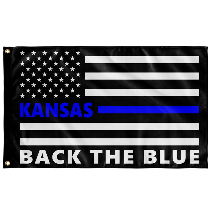 Personalized Back the Blue Flag - SL1