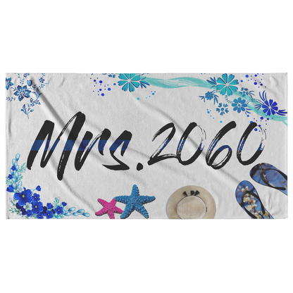 Personalized Beach Towel - JH2