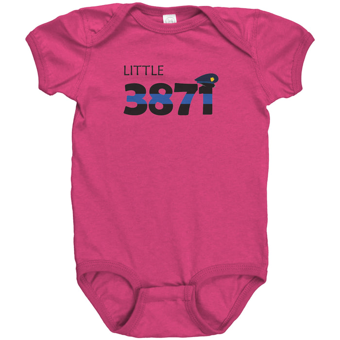 Personalized Blue Line Onesie - Type 2 - BG1