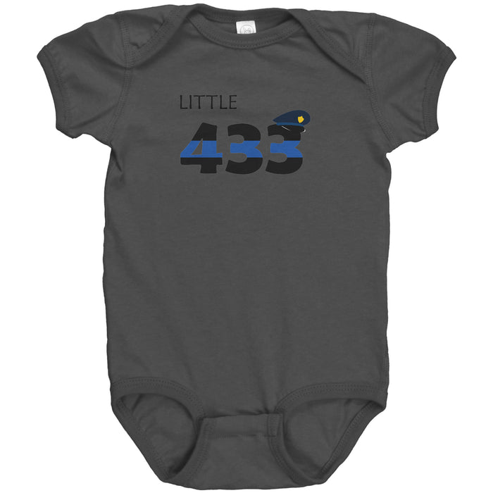 Personalized Blue Line Onesie - Type 2 - JS1