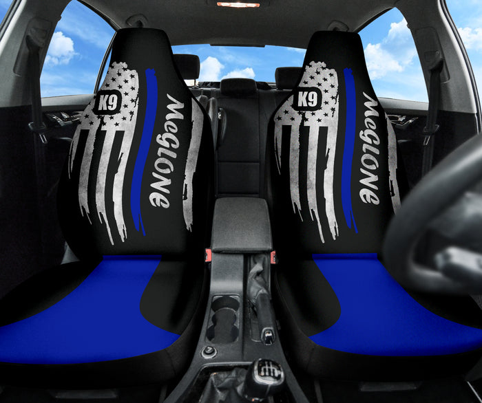 Personalized Car Seat Covers - Flag - DM2