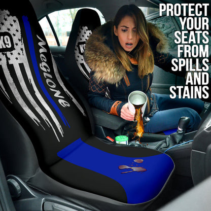 Personalized Car Seat Covers - Flag - DM2