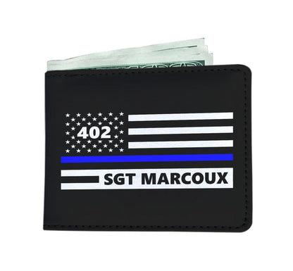 Personalized Men's Wallet - Flag - NL4