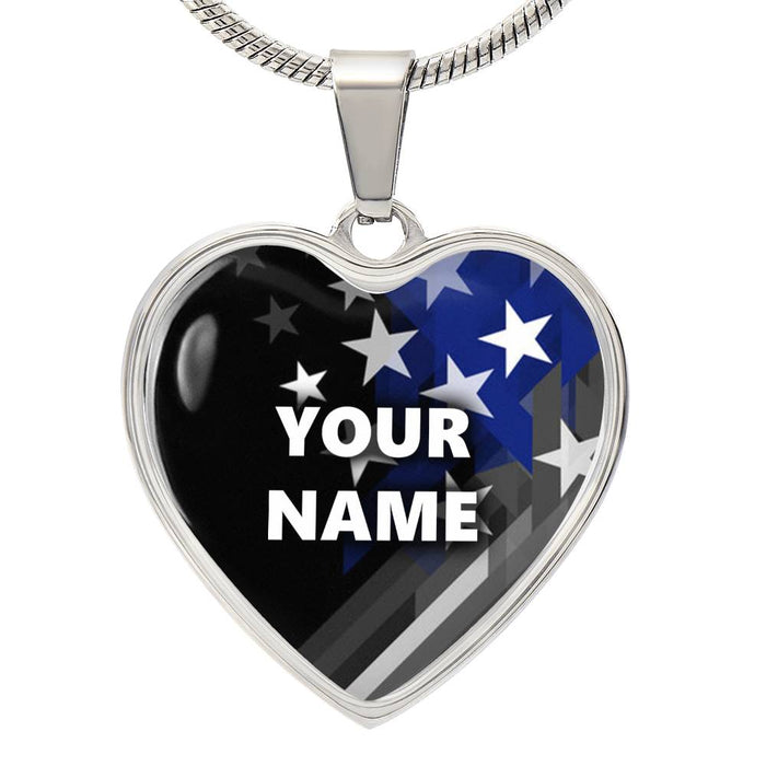 Personalized Necklace - Circle Pendant - BR1
