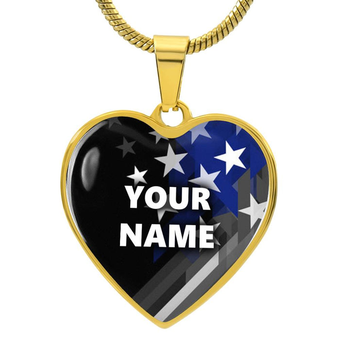 Personalized Necklace - Circle Pendant - BR1