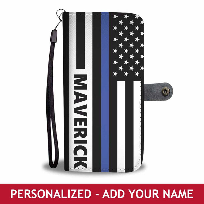 Personalized Phone Case Wallet - Flag