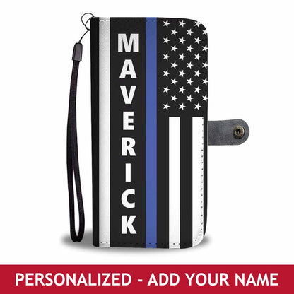 Personalized Phone Case Wallet - Flag