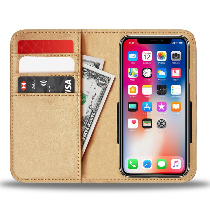 Personalized Phone Case Wallet - Flag