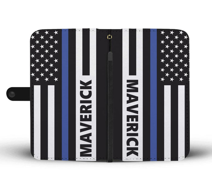 Personalized Phone Case Wallet - Flag