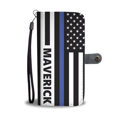 Personalized Phone Case Wallet - Flag