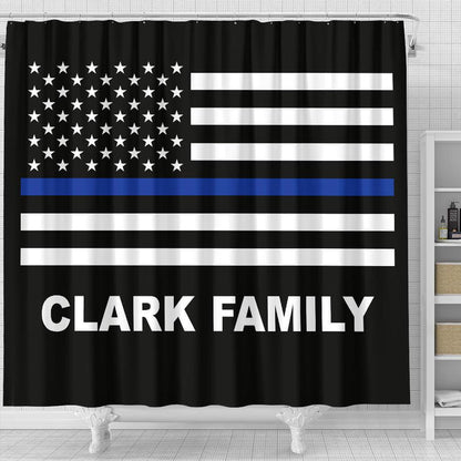 Personalized Shower Curtain - Flag